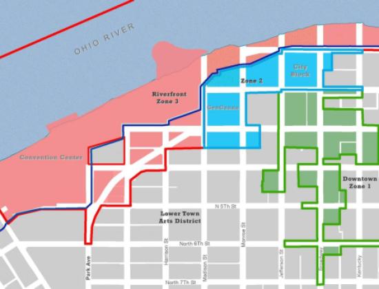 Tax Increment Financing (TIF) Zones in Paducah